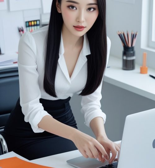 Leonardo_Phoenix_10_A_beautiful_Korean_female_designer_in_her_1