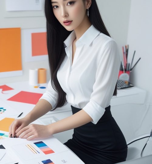 Leonardo_Phoenix_10_A_beautiful_Korean_female_designer_in_her_3